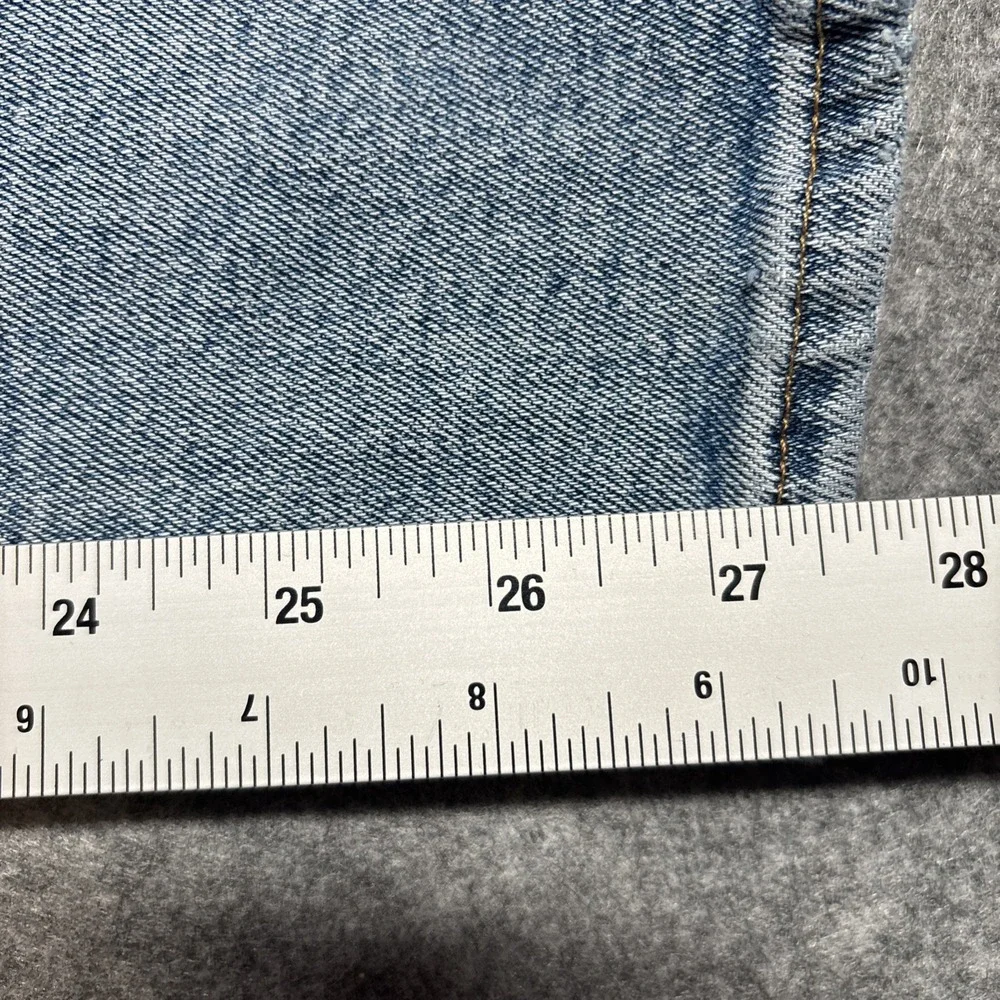 Gap Jeans Mens 30 Light Blue‎ 1969 Button Fly Straight Leg Blue Coral Denim